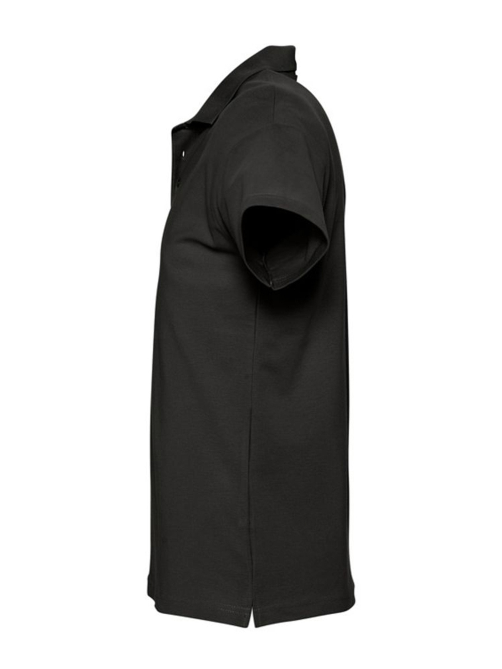 Рубашка поло медицинская мужская Доктор стиль SPRING 210 на руговицах, чёрная, размер 4XL