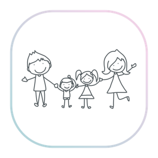 Топперы в букет цветов - раздел "Семья"