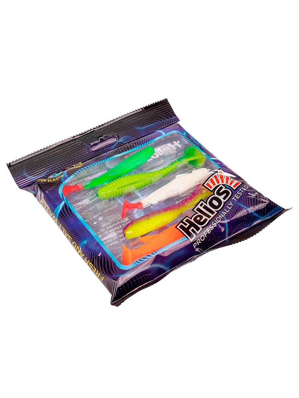 Набор приманок Helios для ловли на джиг 5шт/упак SET#2 (HS-PJ-SET2)