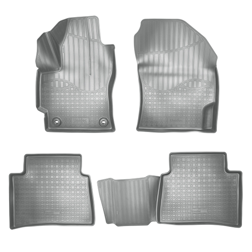 Ковры в салон Norplast/Unidec для Toyota Corolla XII в кузове Е210 (2019-), Серый, арт.NPA11-C88-160-G