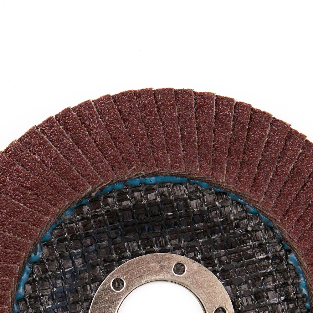 Круг шлифовальный лепестковый ROSSVIK 115*22мм 80 Grit. Тип29, Zr, 80м/с, 12250об/мин