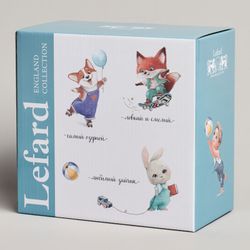 НАБОР ПОСУДЫ LEFARD САМЫЙ ОЗОРНОЙ, 3 ПР.: САЛАТНИК 470МЛ, ТАРЕЛКА 20СМ, КРУЖКА 220МЛ