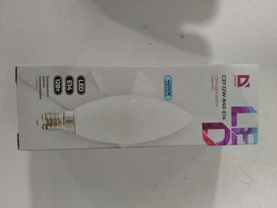 Лампа светодиодная DEFENDER свеча C37 12Вт  E14 4000К нейтральный, бело-желтый свет