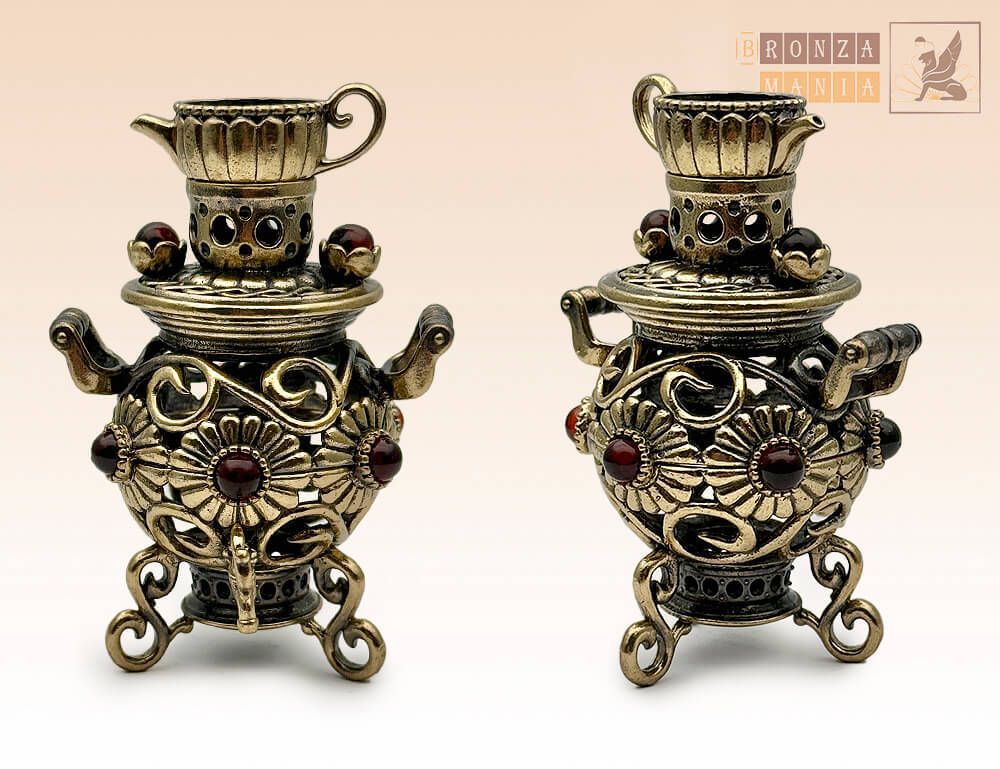 фигурка Самовар Цветочный