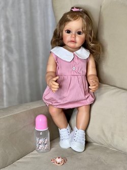 Кукла Реборн виниловая 55см в пакете (FA-170)