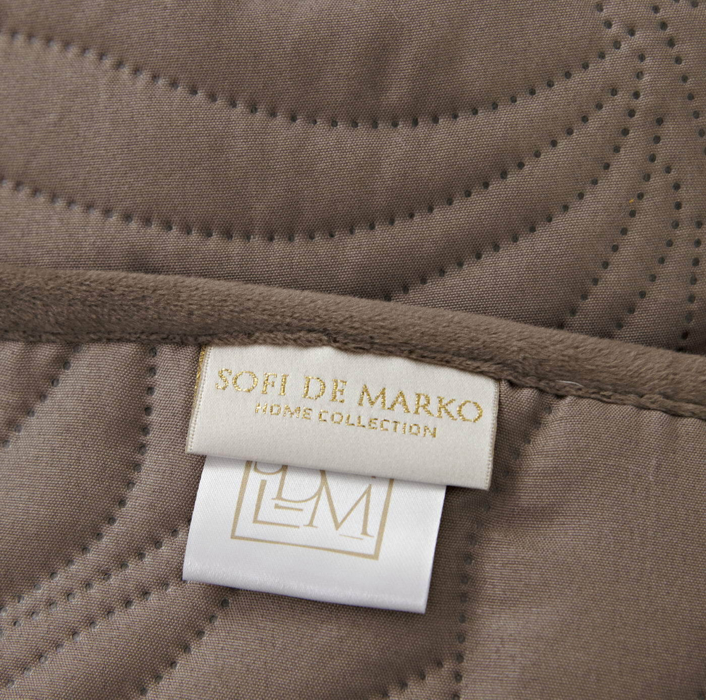 Покрывало 240х260 и 2 наволочки 50х70 Sofi De MarkO Глория коричневое