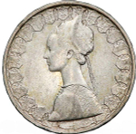 Italy 500 Lire 1959 R "Christopher Columbus Ships", XF