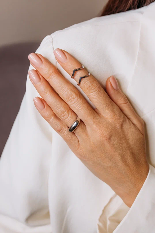 Кольцо "Дутое" плоское