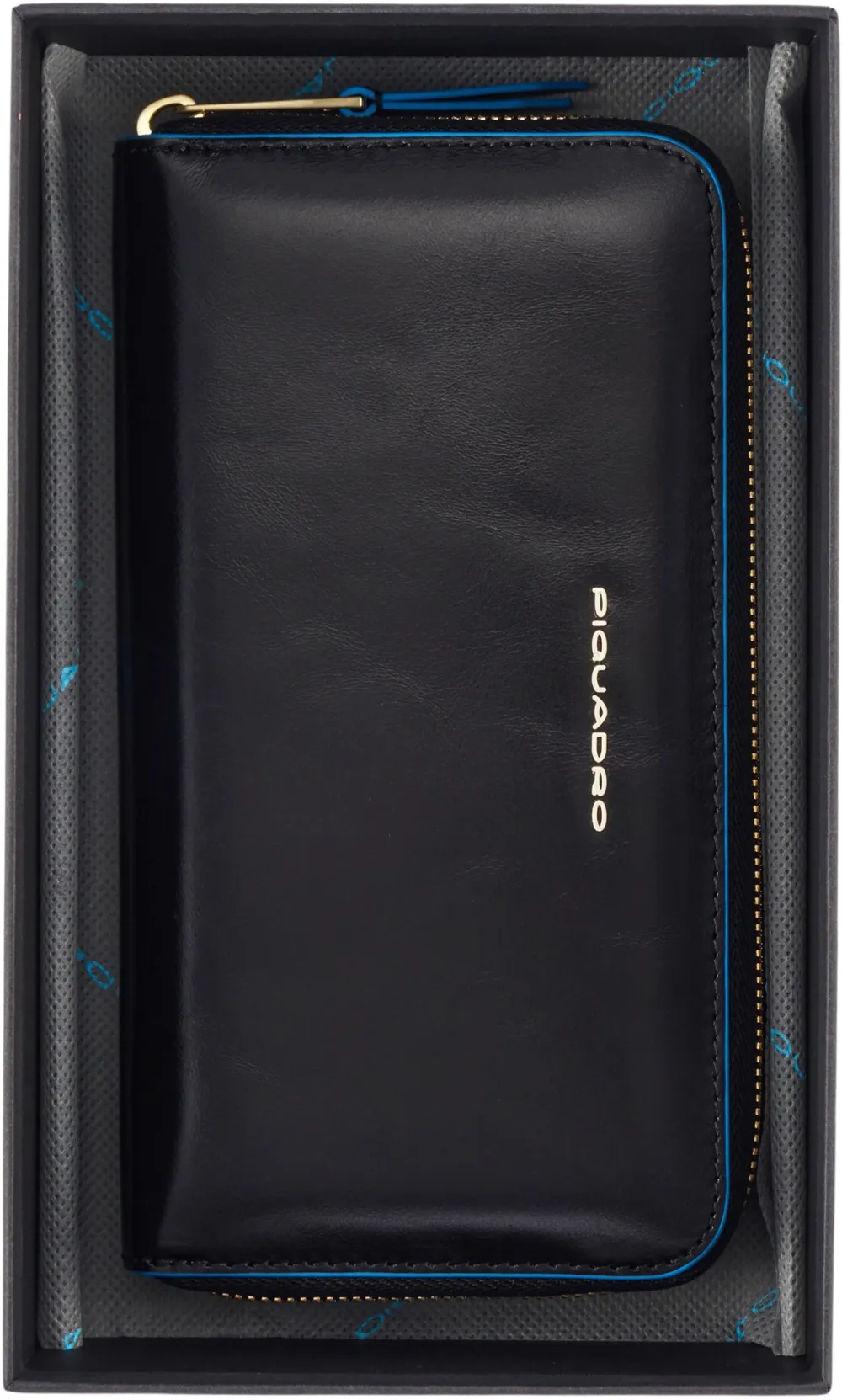 Кошелек женский Piquadro Blue Square черный из натуральной кожи (PD1515B2R/N) 6