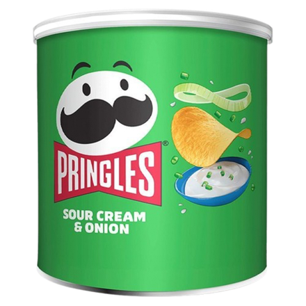 Чипсы Pringles со вкусом сметаны и лука (маленькая упаковка)