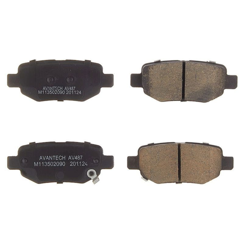Колодки тормозные дисковые Avantech задние AV487