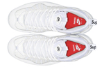 Supreme x Nike Air Bakin Hardaway non-slip wear-resistant high-top retro basketball shoes men's white