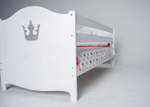 Кровать детская "Корона-Малютка" белая, 160*80 см.