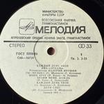 Виниловая пластинка Вячеслав Малежик ‎– Верблюд (Мелоlия) LP