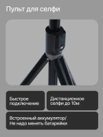 Светодиодный осветитель Raylab RL-0210 кольцевой аккумуляторный с моноподом для селфи