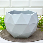 Кашпо Топаз 2,5л, серый жемчуг