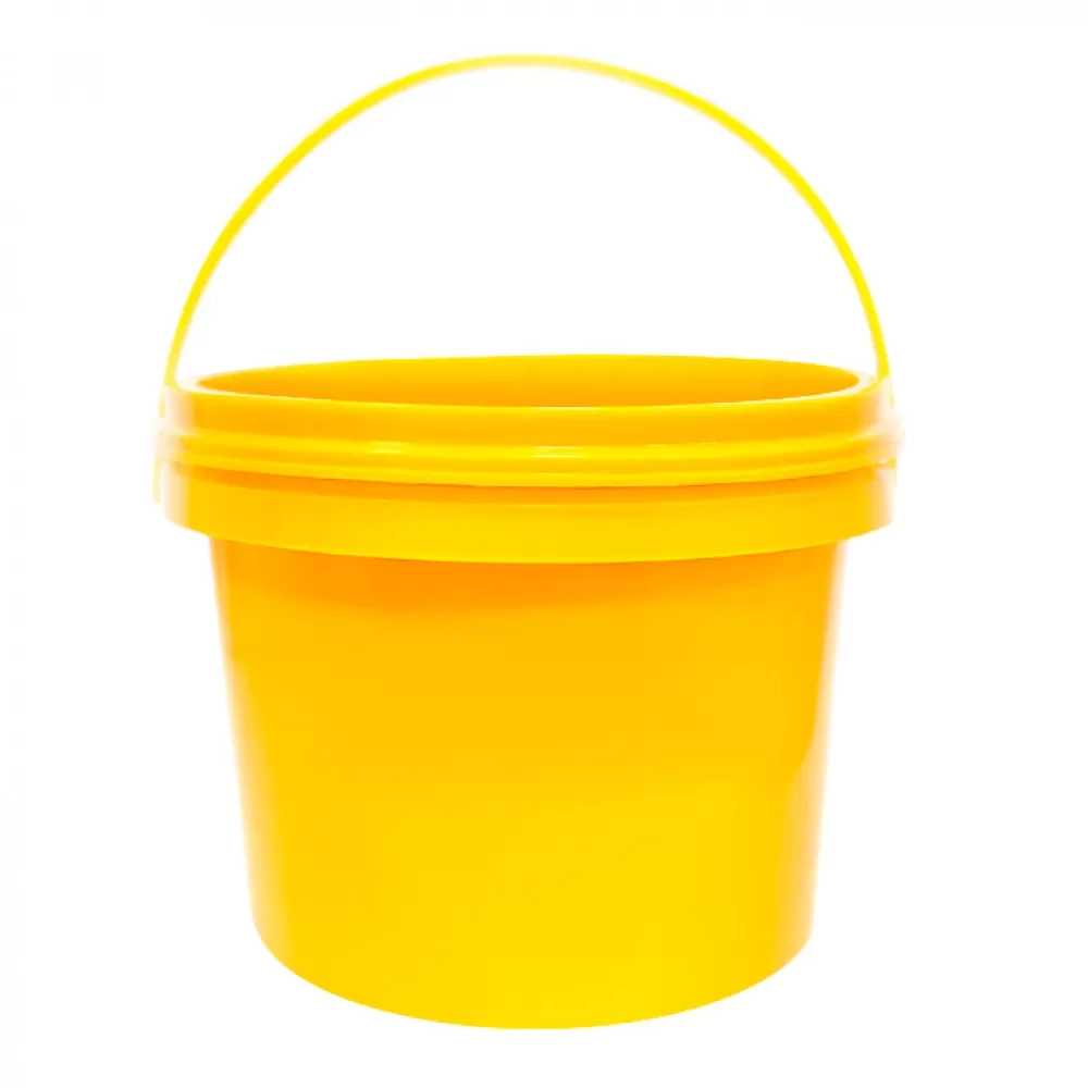 Контейнер для утилизации органических отходов Респект класс Б 2 л высота 140 мм желтый