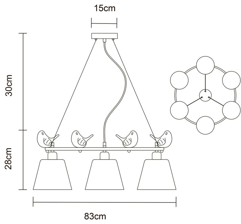 Подвесная люстра Arte Lamp