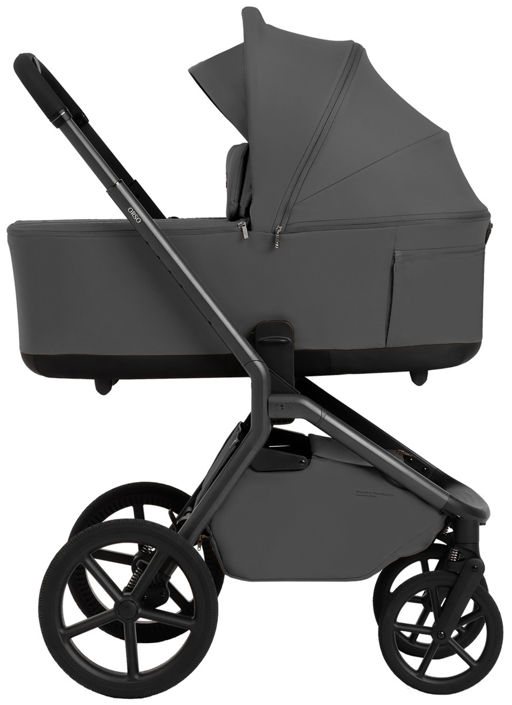 Детская коляска 2 в 1 Sweet Baby SBL Orso New 427634 New Dark Grey
