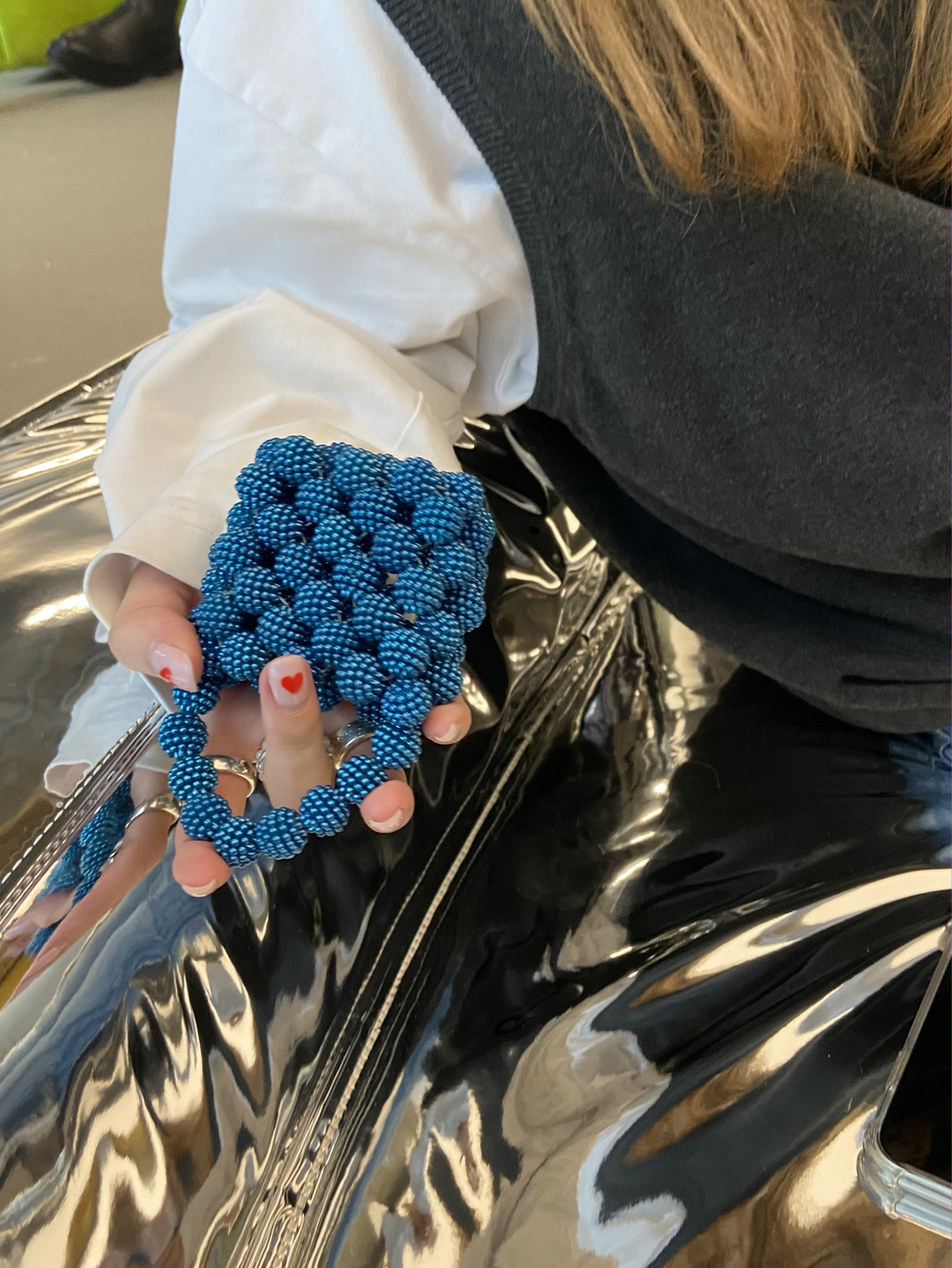 BYSASHAZEMLYA mini bag in blue