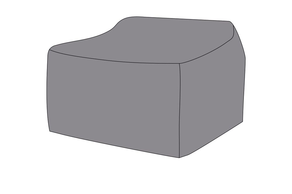 Защитный чехол на кресло Гранада 100×90×56 см, цвет серый
