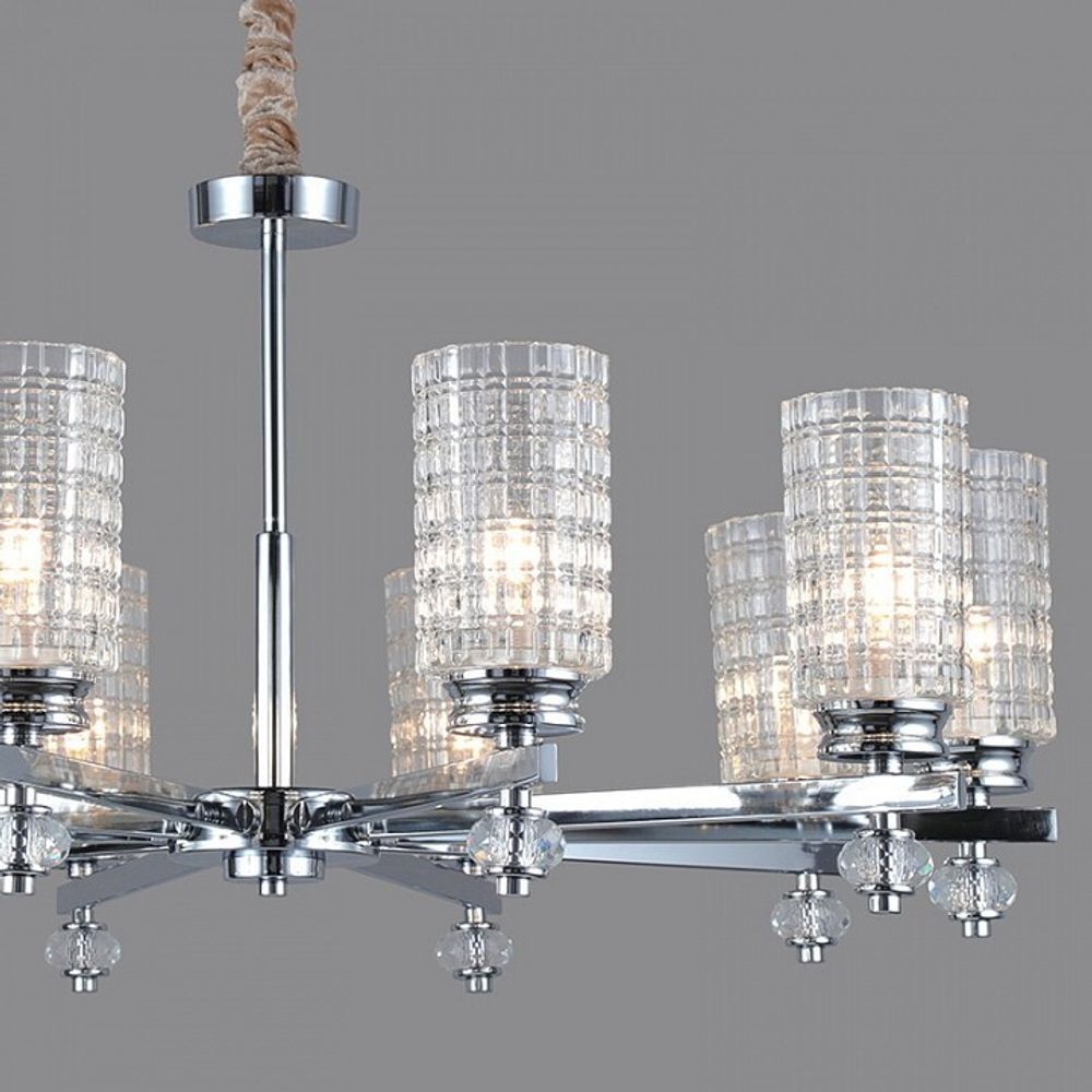 Подвесная люстра ILLUMICO  IL8678-10P-20 CR