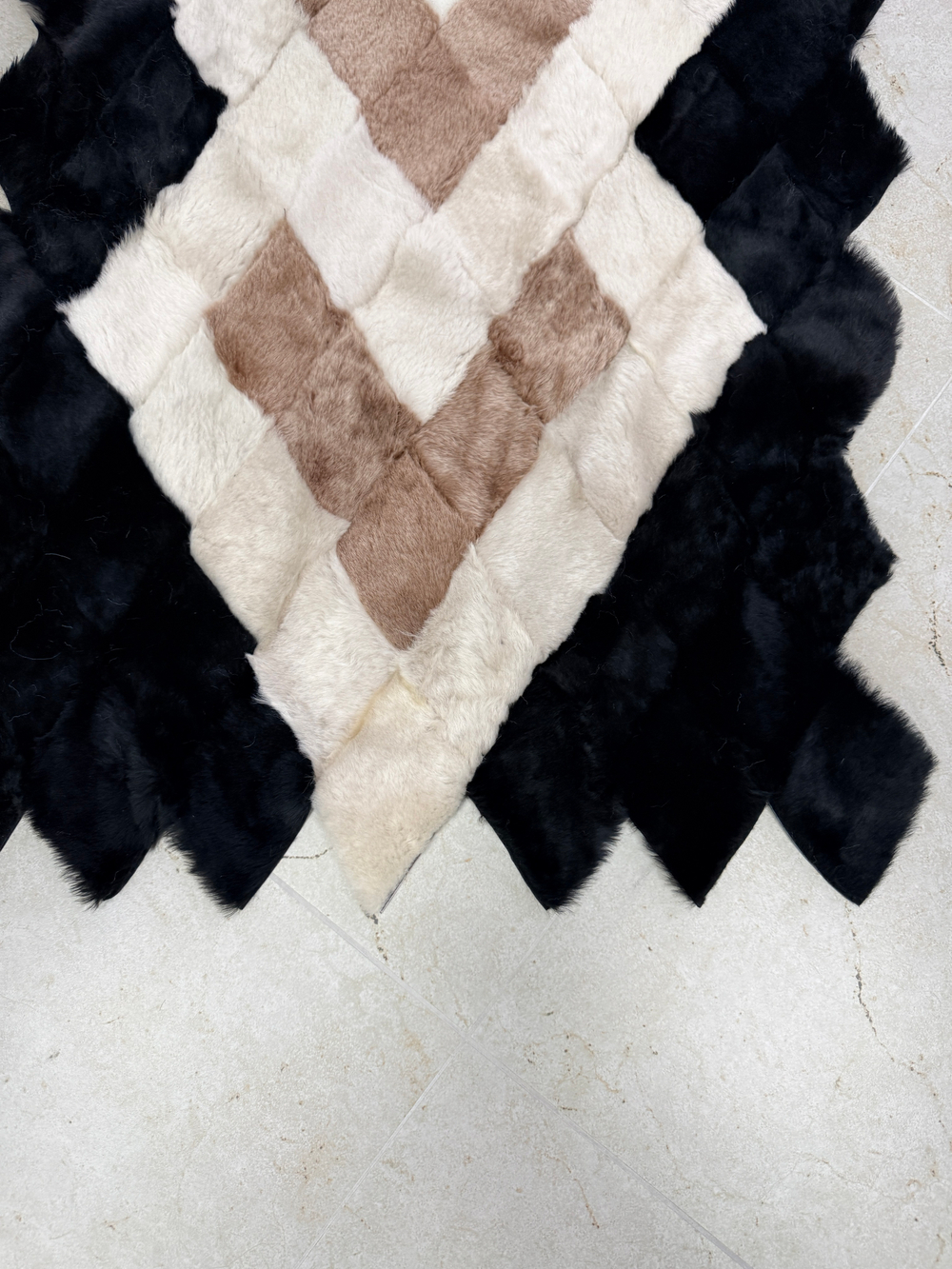 Меховой Коврик прикроватный накидка на кресло из овчины