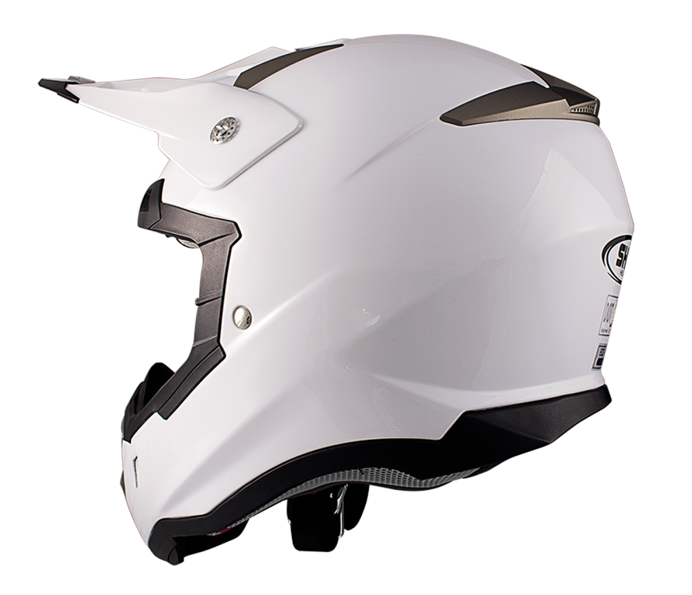 Шлем SHIRO MX917 Mono White