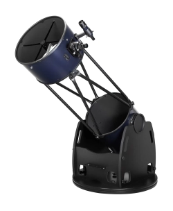 Телескоп Добсона Levenhuk New Skyline PRO 16" (400/1830) Retractable - вид спереди и сбоку, открытая труба
