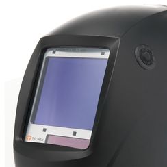 Маска сварщика Tecmen ADF 820S TM16 черная с подачей воздуха PAPR (с внешн. кнопкой режима зачистки)