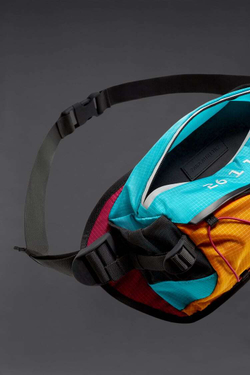 ZARA ПОЯСНАЯ СУМКА ИЗ НЕЙЛОНА, РАЗНОЦВЕТНЫЙ