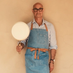 GreenPan Набор из 2 сковородок Stanley Tucci™ 20+26 см Off White
