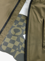 Бомбер и футболка в комплекте для мальчика Next K83-454, Хаки, Белый