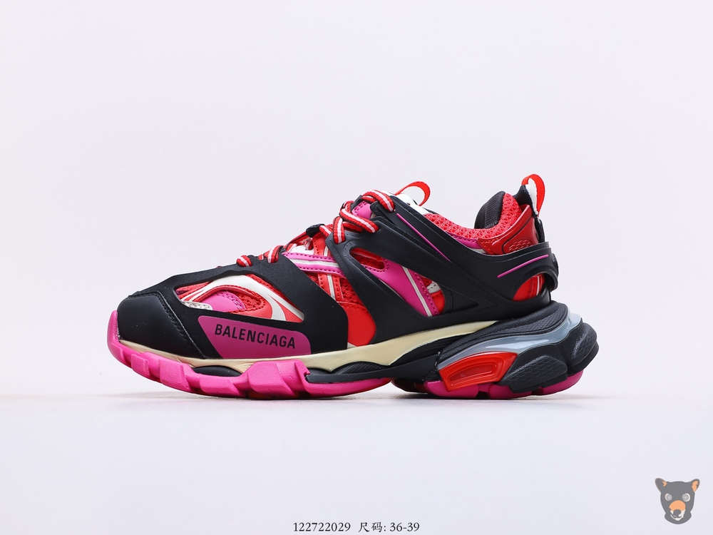 Кроссовки Track Trainers Black/Pink/Red