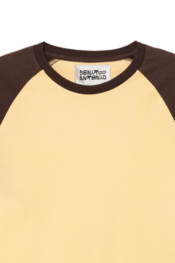ZARA X BENITO ANTONIO ФУТБОЛКА В СТИЛЕ КОЛОР-БЛОК, ХАКИ