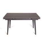 Стол раскладной Buren (140+30+30) керамика черный