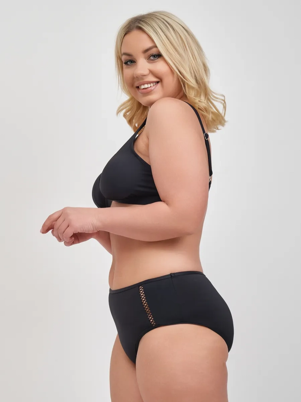 купальник раздельный утягивающий с высокой посадкой