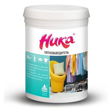 ПЯТНОВЫВОДИТЕЛЬ "НИКА" БАНКА 0,6кг/12шт