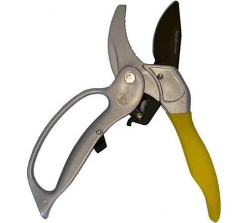 СЕКАТОР РУЧНОЙ HANSKONNER 205ММ С ХРАПОВЫМ МЕХАНИЗМОМ АЛЮМИН РУЧКА  HK3012-07-20