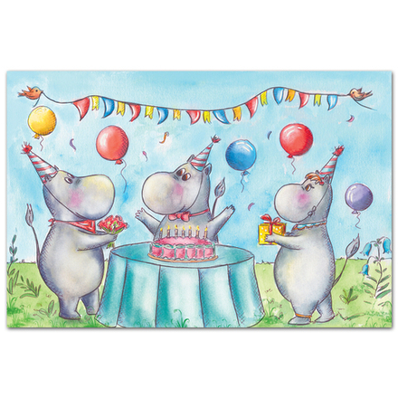 Муми-тролли. С днём рождения!