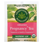 Traditional Medicinals, органический чай Pregnancy®, листья малины, без кофеина, 16 чайных пакетиков, 28 г (0,99 унции)