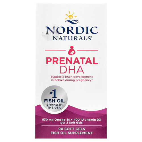 Nordic Naturals, ДГК для беременных, 90 капсул