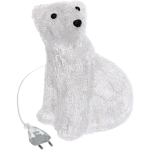 Фигура светодиодная «Медвежонок» 17*12*21 см, 20 ламп LED, (авторежим), 220V, Белый