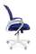 Офисное кресло Chairman    696    Россия    белый пластик TW-10/TW-05  синий