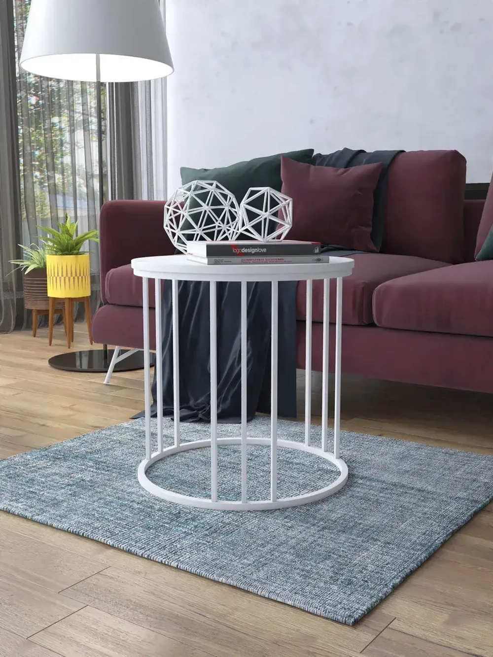 Журнальный стол Трио малый - ББ - МДФ в ПВХ