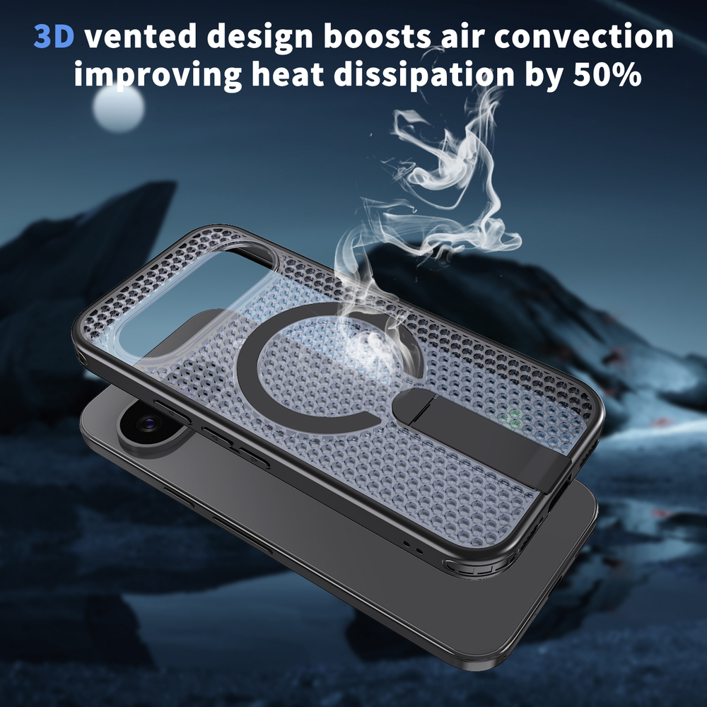 Прозрачный чехол Mesh Pro Magnetic Case для Google Pixel 9 / Pixel 9 Pro