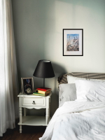 Картина авторская акварельная в паспарту 21х30 см на стену для интерьера "Аромат лета"