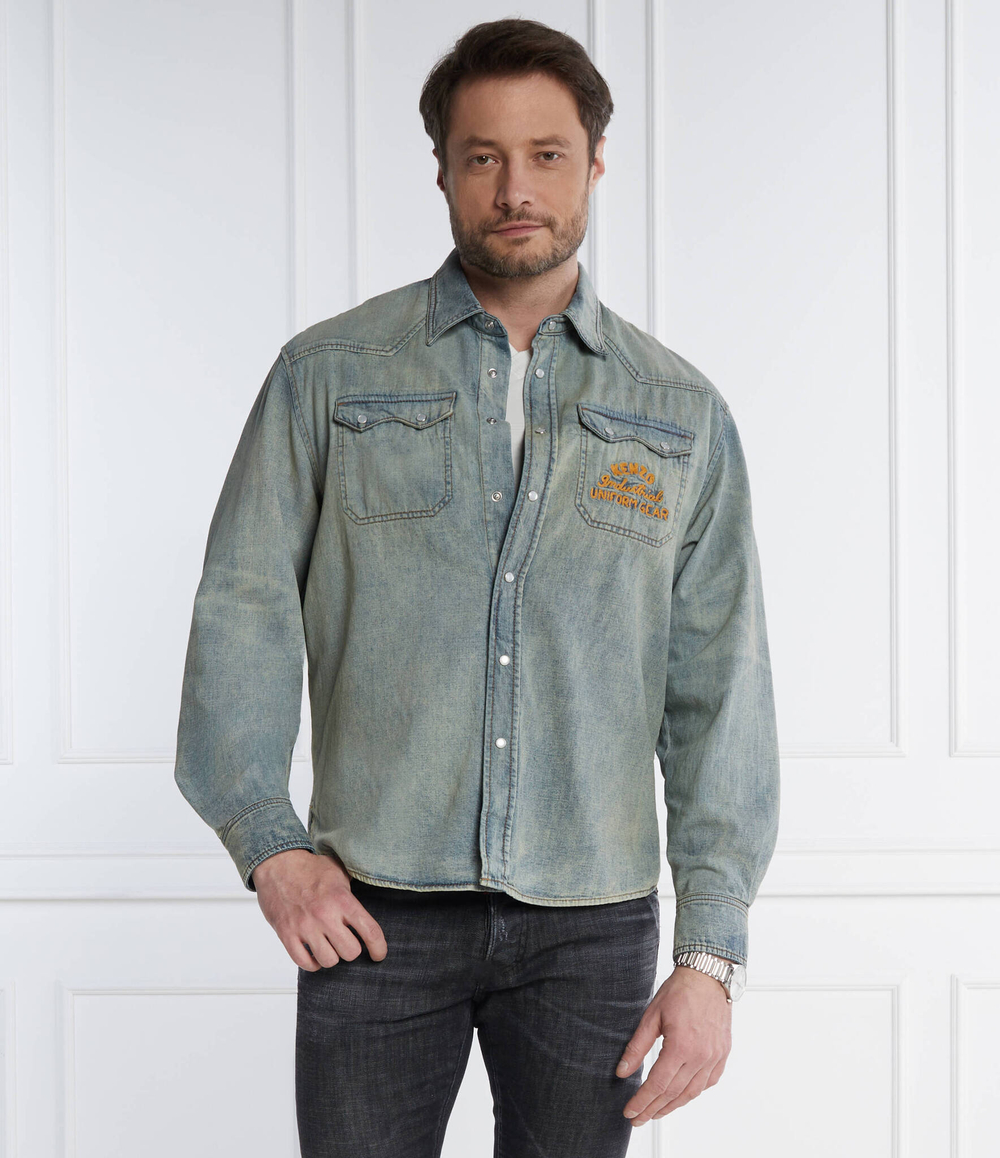 Джинсовая куртка Kenzo - голубой(FE55DC4136E8)