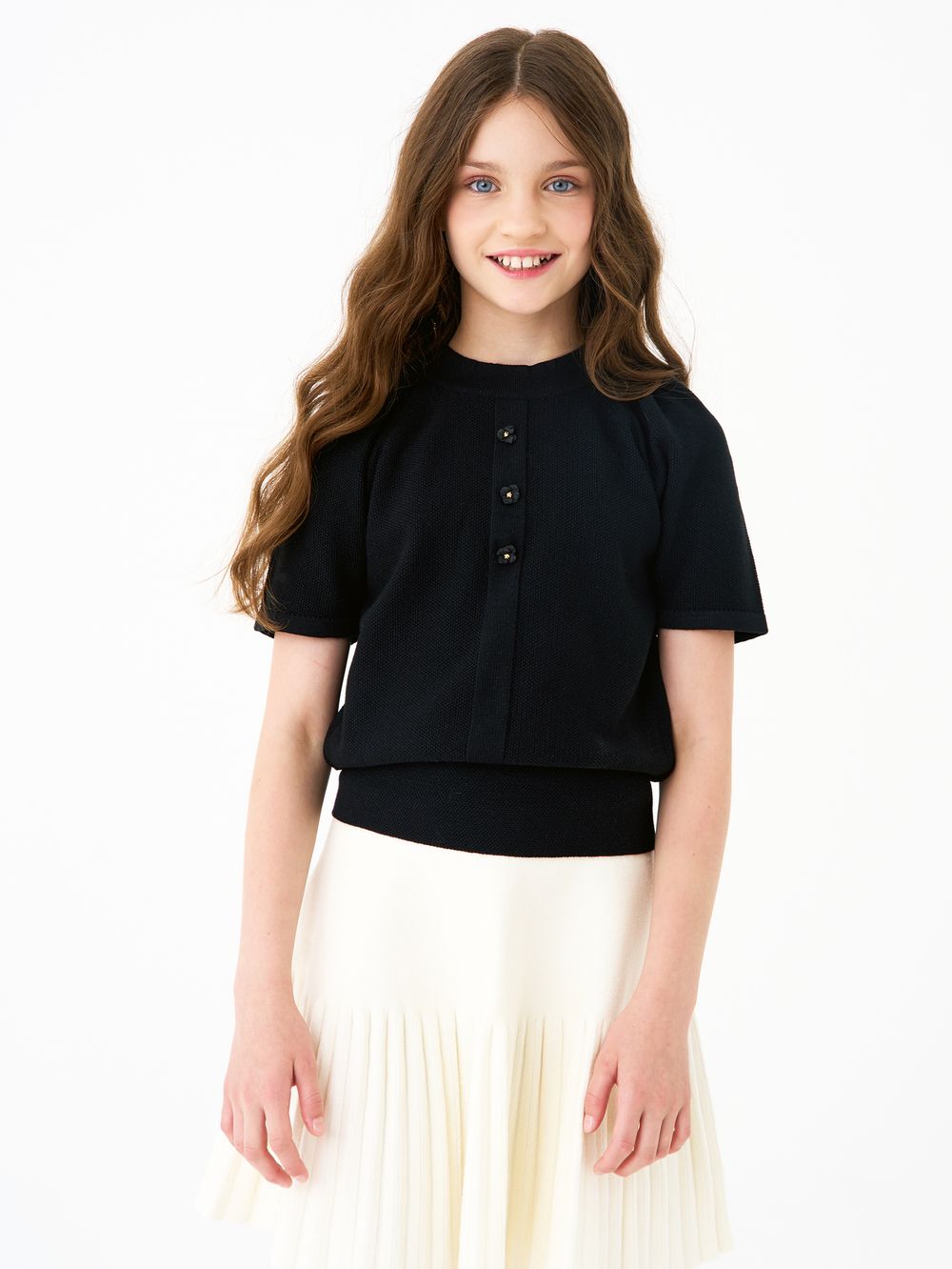 Джемпер для девочки AT1373 черный