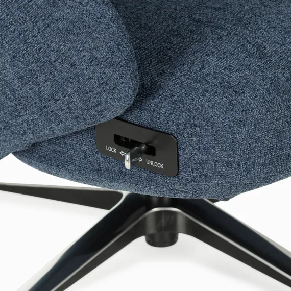 Кресло Stena синяя ткань